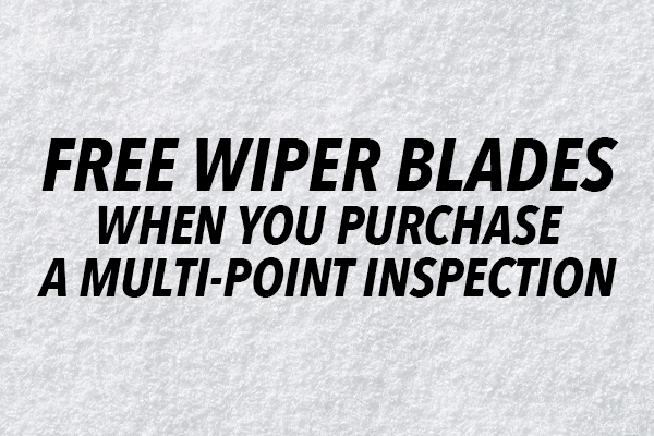 Winter Headquarters &#8211; Free Wiper Blades with Purchase of Multi &#8211; Point Inspection