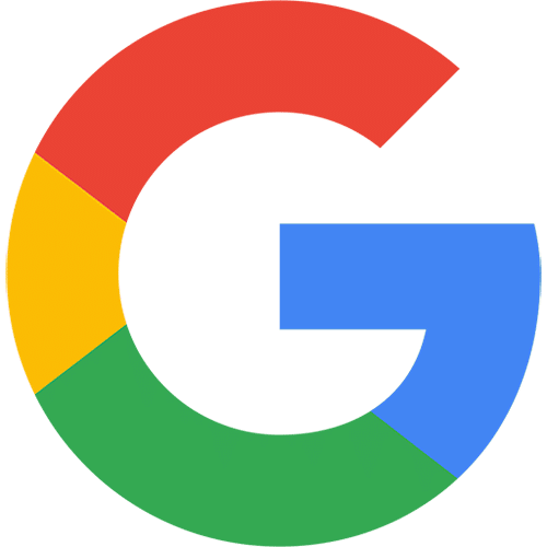Google logo in vibrant colors: red, blue, green, and yellow.