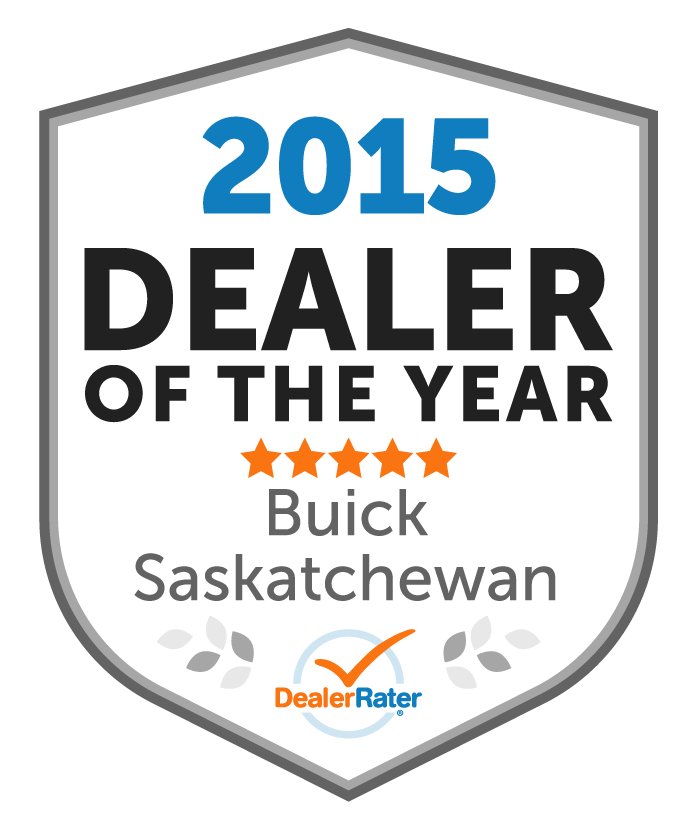 2026 Dealer of the Year award for Buick, Saskatchewan, by DealerRater.