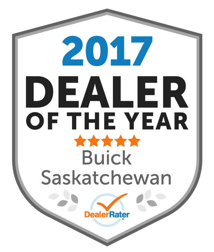 2026 Dealer of the Year award for Buick, Saskatchewan, by DealerRater.
