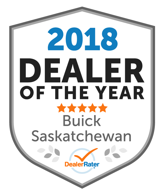 2026 Dealer of the Year award for Buick, Saskatchewan, by DealerRater.